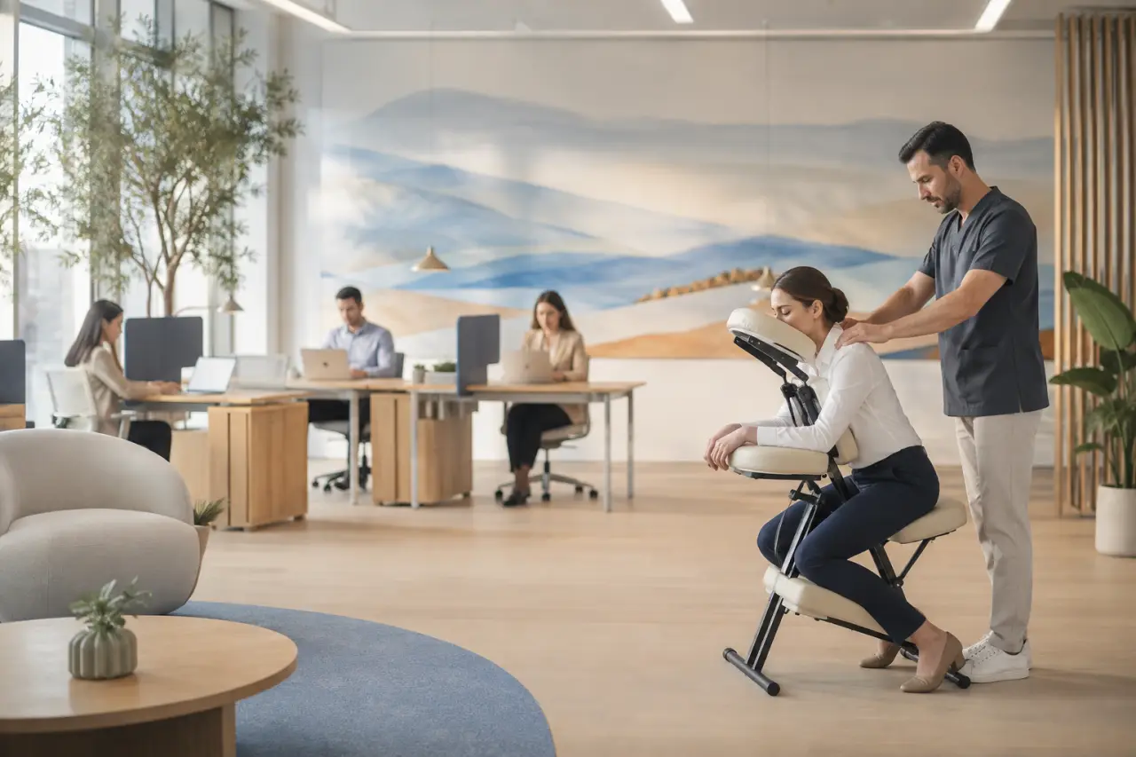 Massage en entreprise : quels formats courts choisir pour améliorer la QVT sans perturber l'activité ?