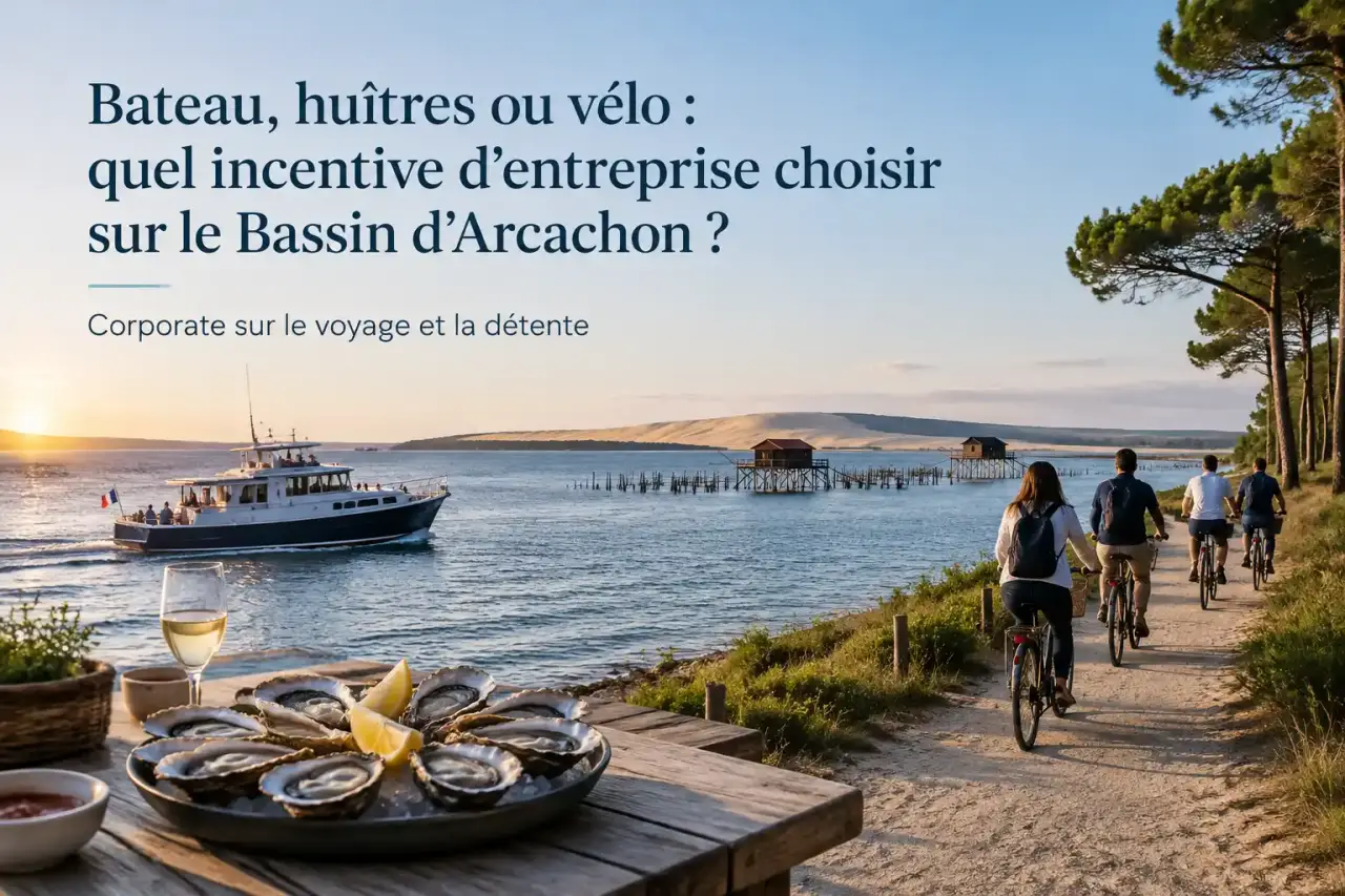 Bateau, huîtres ou vélo : quel incentive d’entreprise choisir sur le Bassin d’Arcachon ?