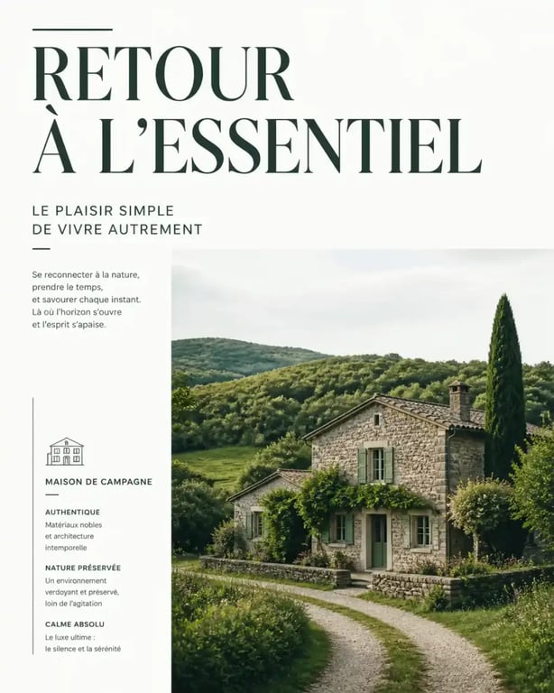 Séjour pour se ressourcer seul à la campagne