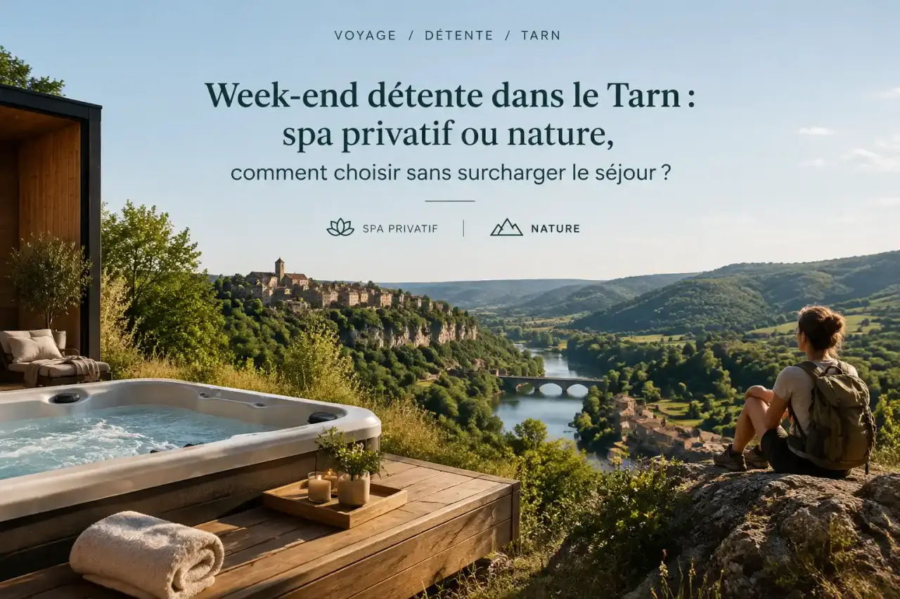 Week-end détente dans le Tarn : spa privatif ou nature, comment choisir sans surcharger le séjour ?
