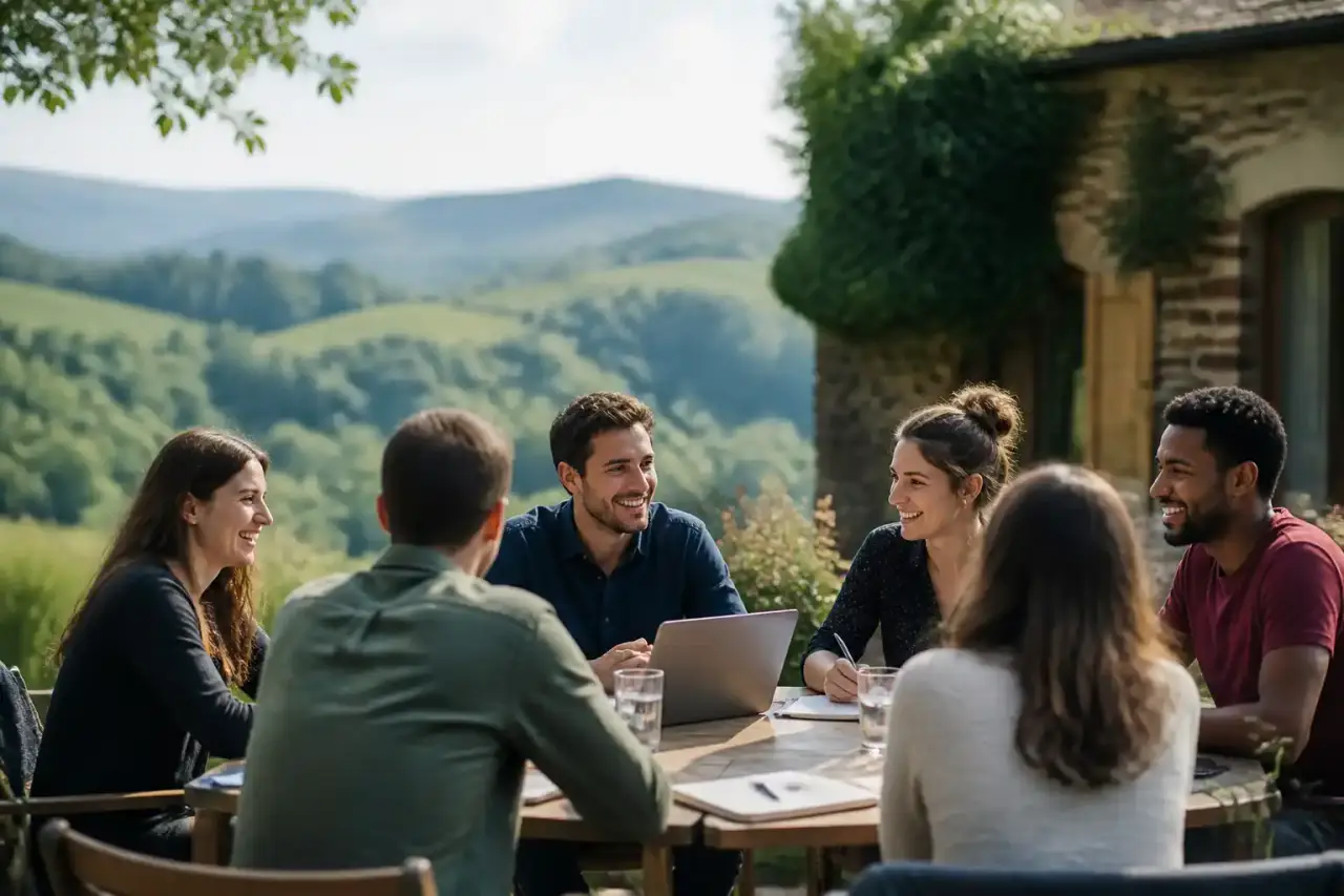 Séminaire d'entreprise haut de gamme en pleine nature au Domaine Saint-Victor