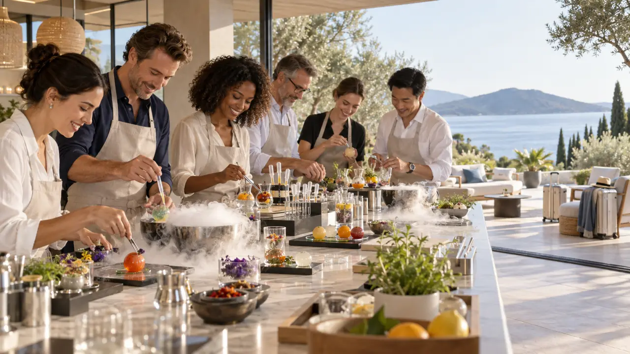 Le team building cuisine moléculaire transforme la cohésion en expérience sensorielle