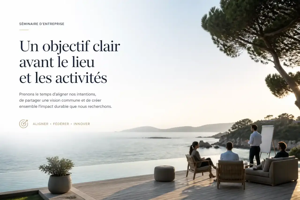 Séminaire d’entreprise : un objectif clair avant le lieu et les activités