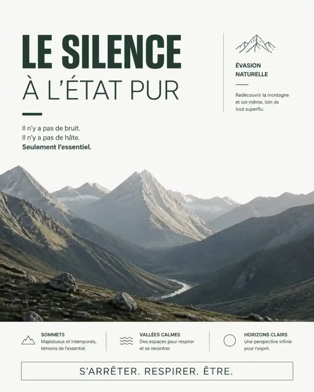 Séjour pour se ressourcer seul en montagne