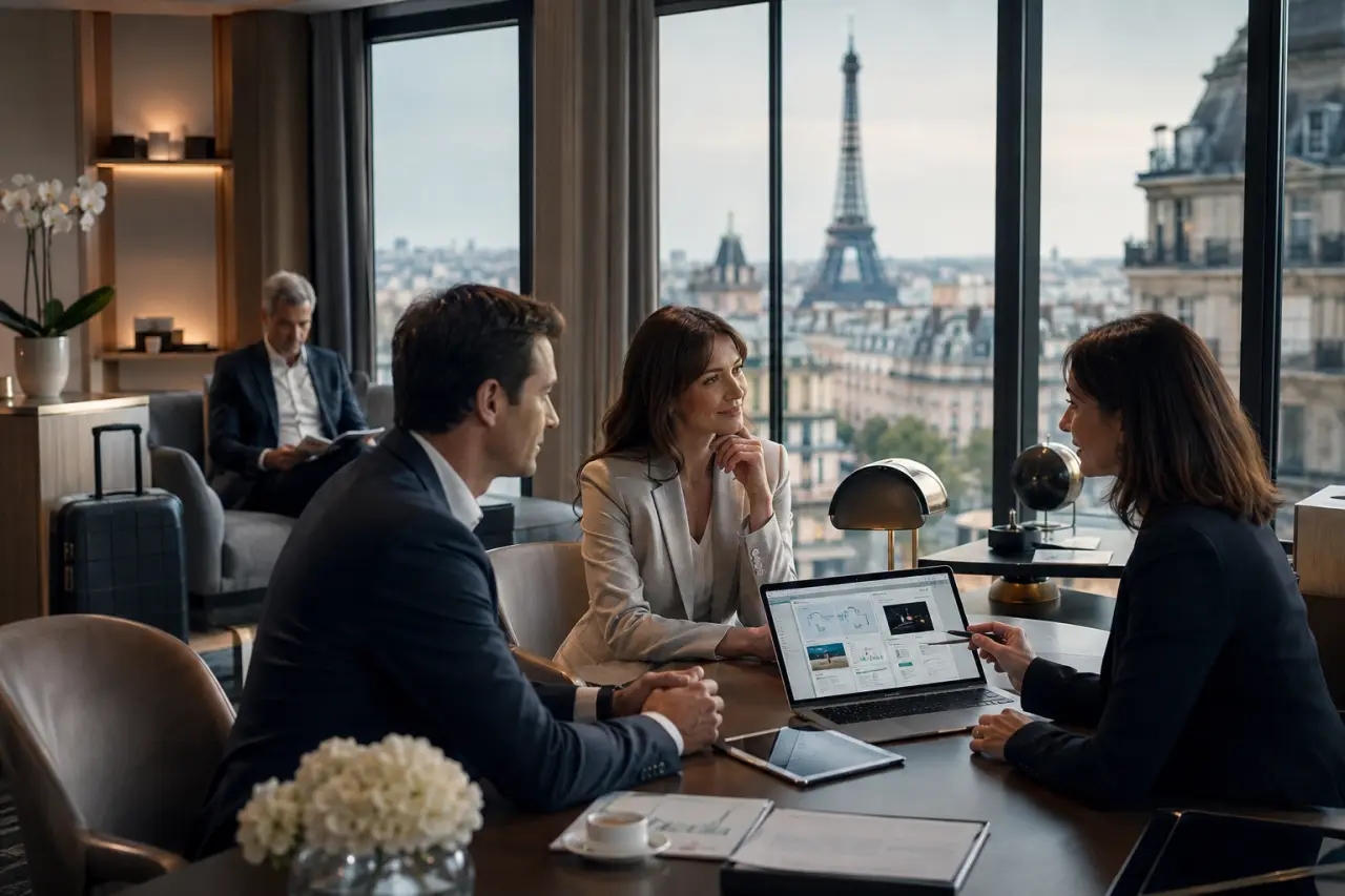Agence de voyage d’affaires à Paris : assistance 24/7, politique voyage et réseau local
