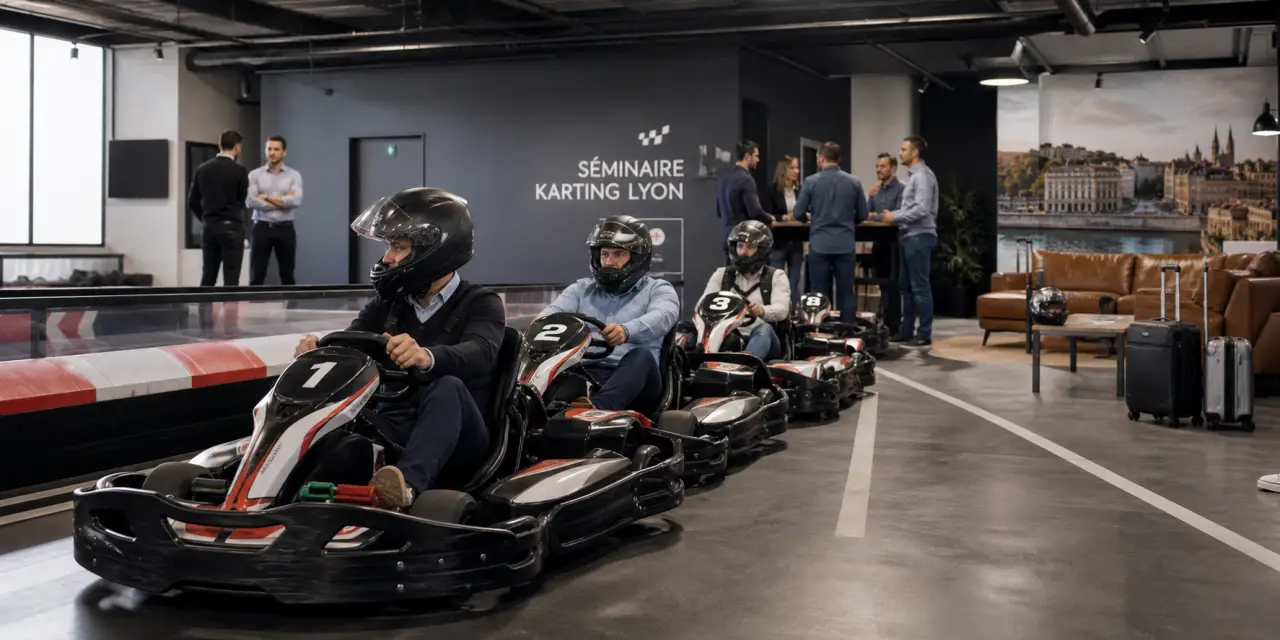 Séminaire karting à Lyon : Grand Prix, privatisation et devis sans mauvaise surprise